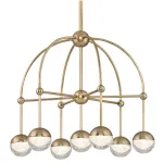 Люстра Hudson Valley 1227-AGB Boca Led Chandelier In Aged Brass от ImperiumLoft