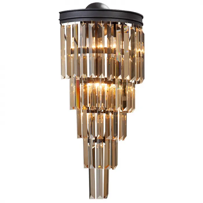 Бра Стеклянные подвесы Helix Glass Odeon Amber Crystal от ImperiumLoft