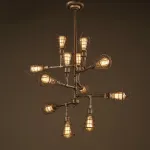 Люстра Loft Industrial Sputnik 12 Retro от ImperiumLoft
