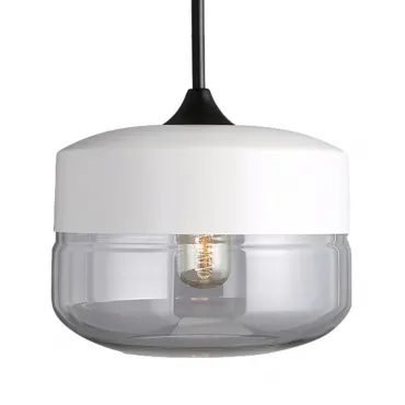 Подвесной светильник Hanglamp zwart glas White II
