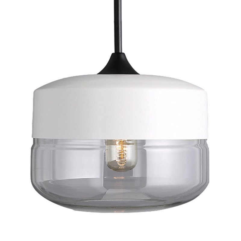 Подвесной светильник Hanglamp zwart glas White II от ImperiumLoft