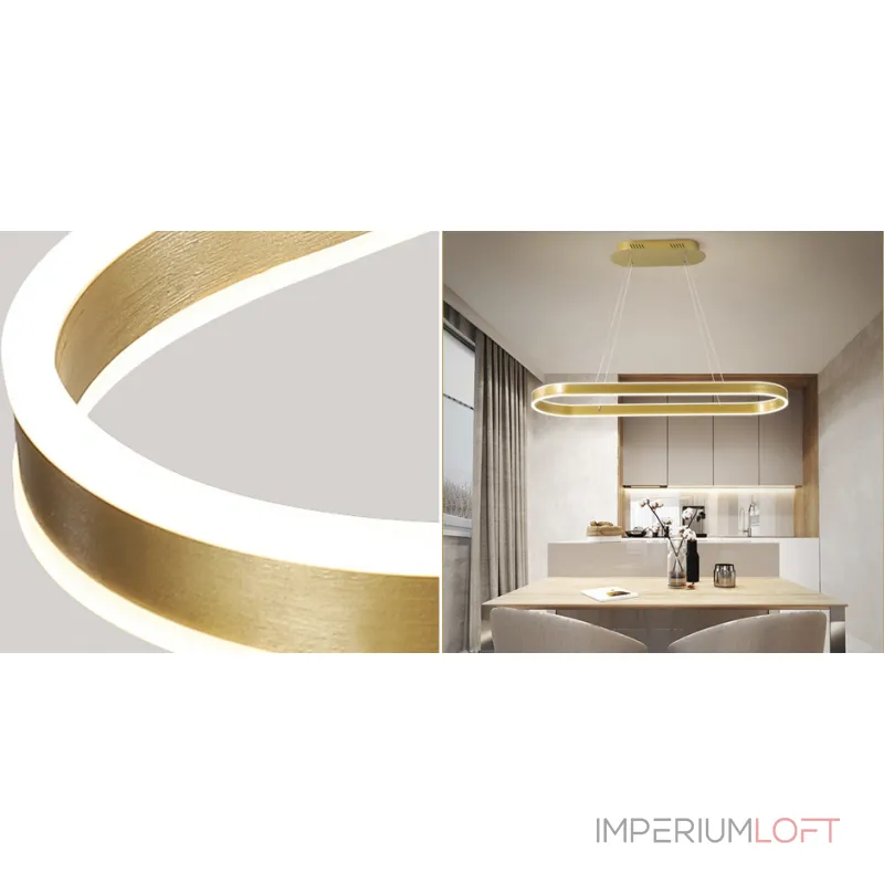Люстра Ribbon Oval Chandelier
