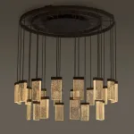 Люстра massif central 24 GRAND CRU CONTEMPORARY CHANDELIER GLASS от ImperiumLoft