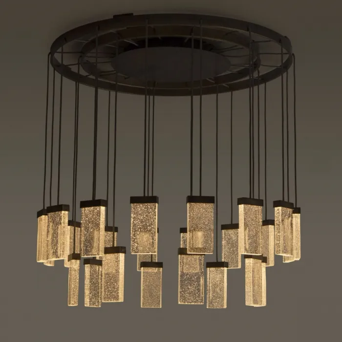 Люстра massif central 24 GRAND CRU CONTEMPORARY CHANDELIER GLASS от ImperiumLoft