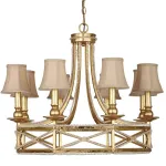 Люстра Textured Glass Petals Chandelier от ImperiumLoft