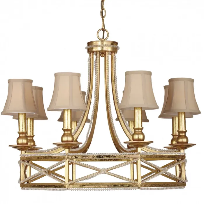 Люстра Textured Glass Petals Chandelier от ImperiumLoft