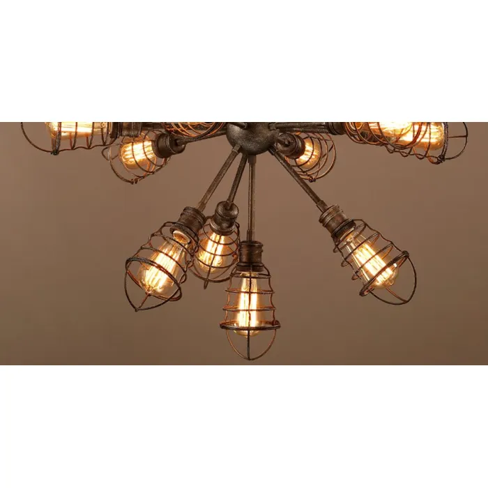 Люстра Loft Industrial Sputnik 13 Retro от ImperiumLoft