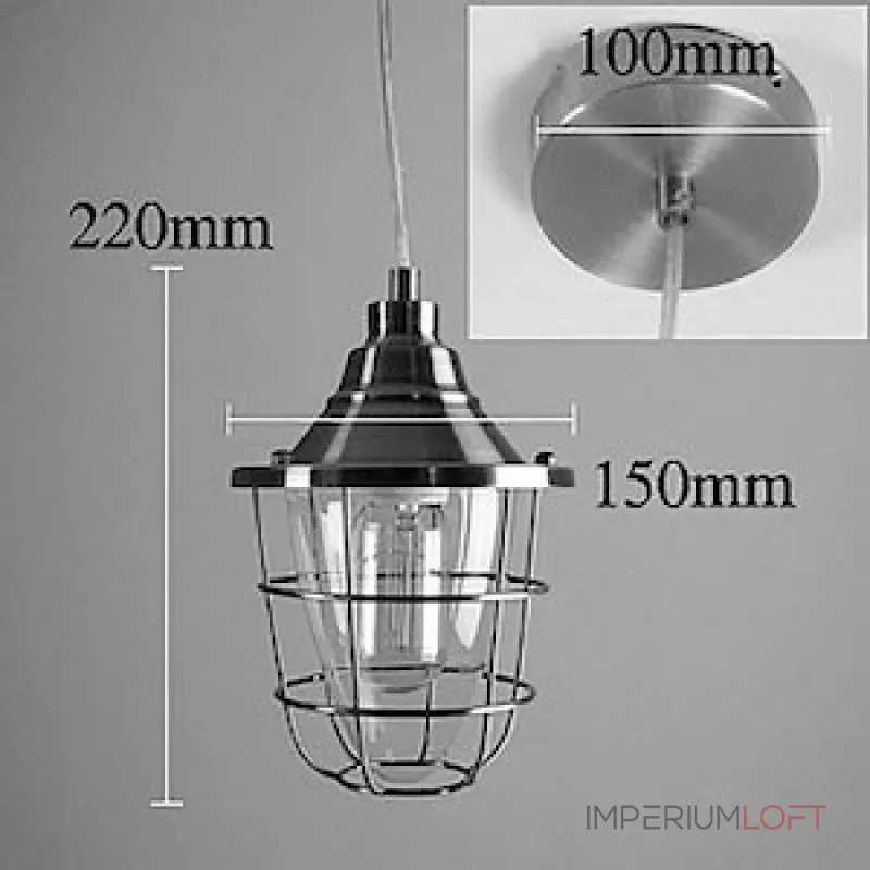Подвесной светильник Loft Industry Metal Cage от ImperiumLoft Подвесной светильник Loft Industry Metal Cage от ImperiumLoft