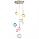 Люстра Soranzo Colored Glass Balls 8