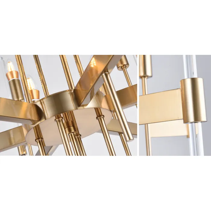 Bari Light Chandelier Aged Brass от ImperiumLoft