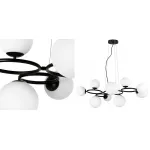 Люстра Bubbles on 4 Rings Chandelier Black от ImperiumLoft