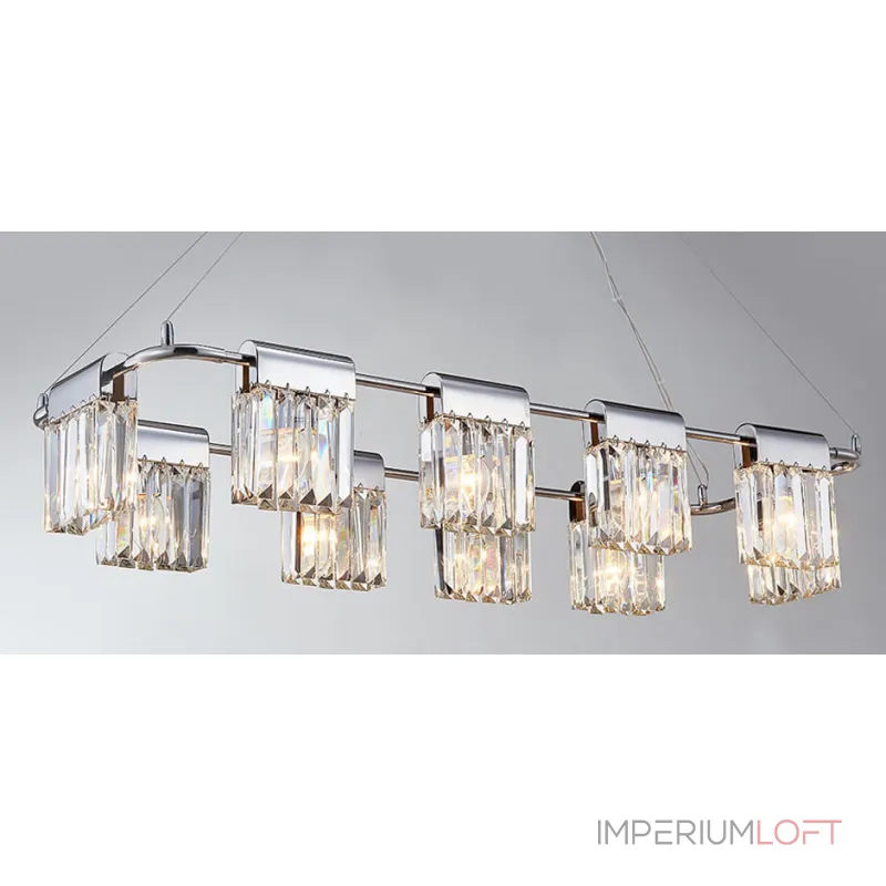 Люстра Crystal Pendants chrome 10