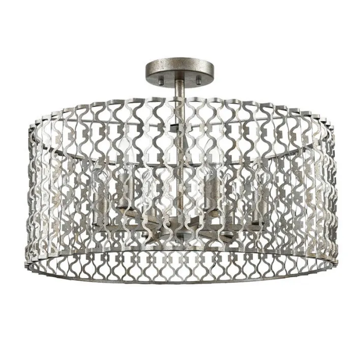 Потолочный светильник Arabesque Quatrefoil Drum от ImperiumLoft