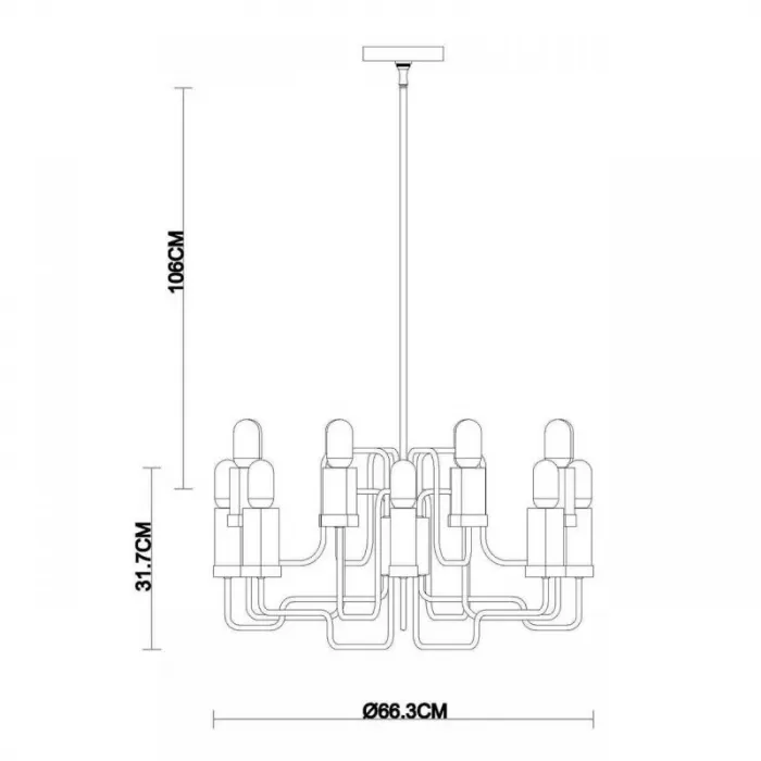 Люстра Geek Chandelier от ImperiumLoft