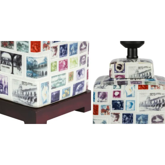 Настольная лампа Print Postage Stamps от ImperiumLoft