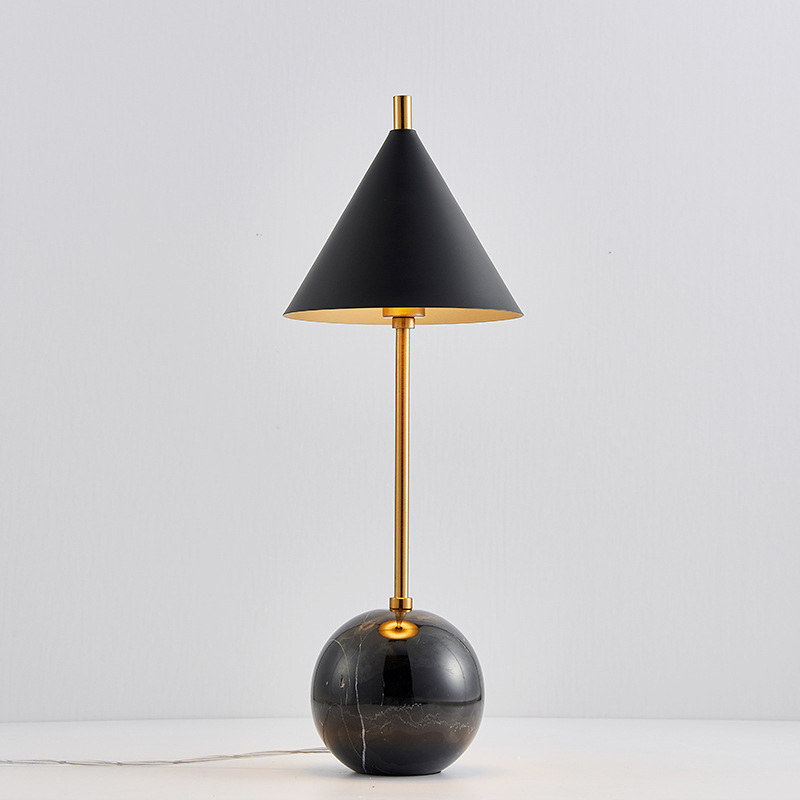 Настольная лампа CLEO ball Black от ImperiumLoft