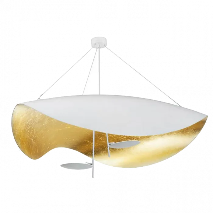 Подвесной светильник CATELLANI & SMITH LEDERAM MANTA S2 PENDANT White + Gold от ImperiumLoft