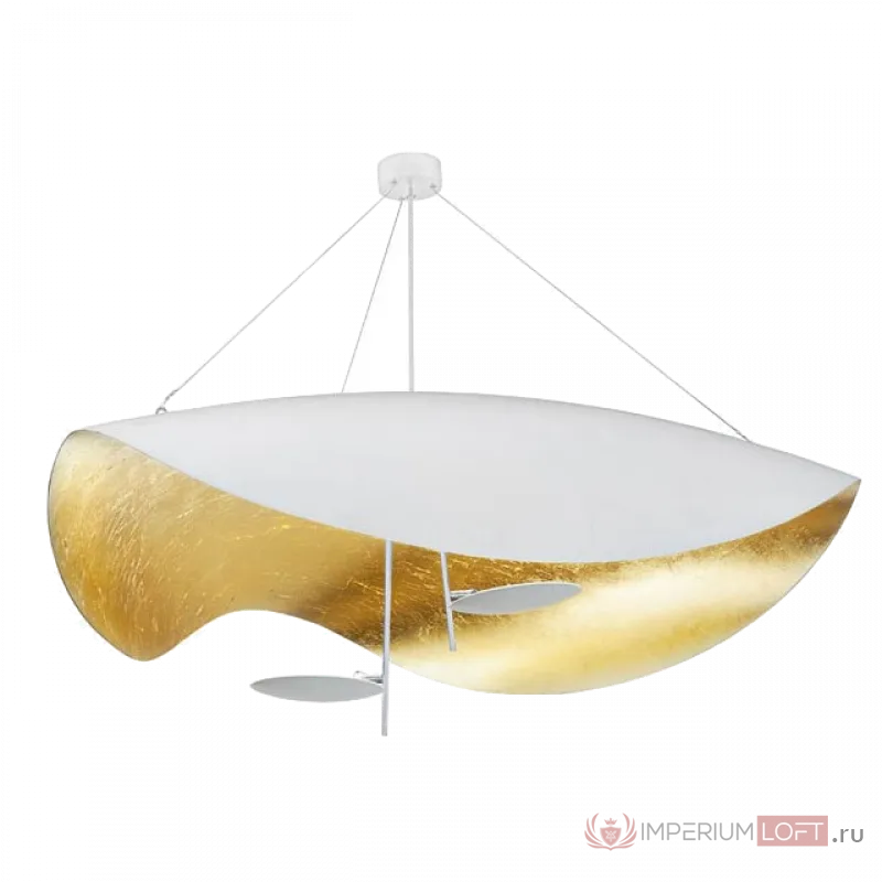 Подвесной светильник CATELLANI & SMITH LEDERAM MANTA S2 PENDANT White + Gold от ImperiumLoft