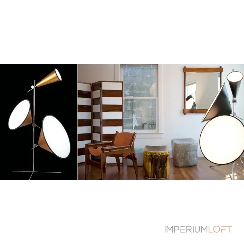 Торшер Tom Dixon Cone Gold