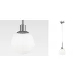Подвесной светильник Tiepolo Ball Pendant Nickel от ImperiumLoft