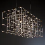 Люстра Quasar Cosmos Square LED pendant light 140/140/120