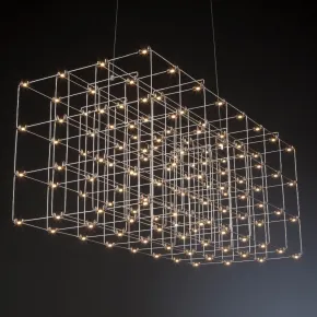Подвесная люстра Quasar Cosmos Square LED pendant light 120/120/120