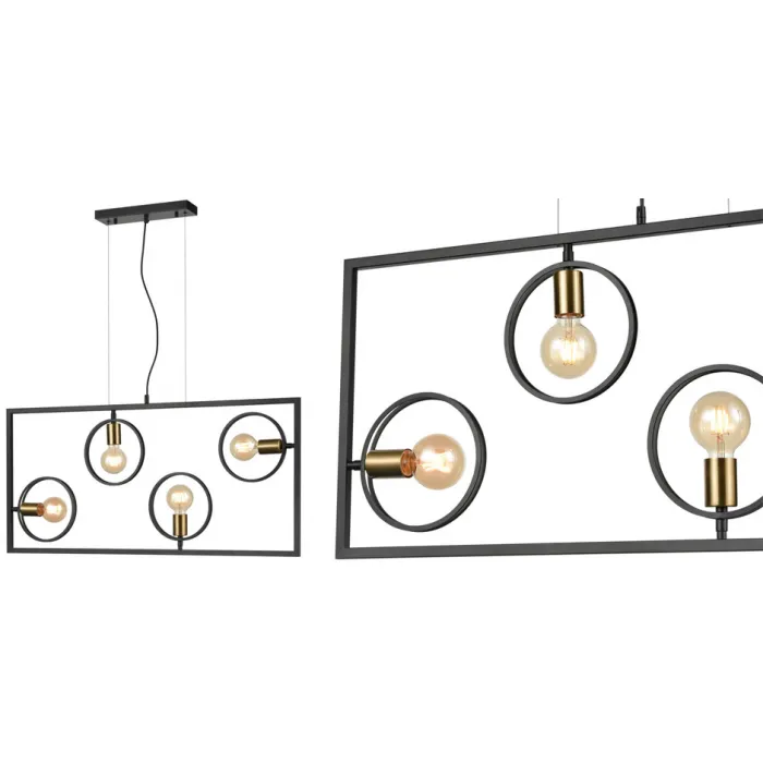 Люстра Loft Rings Ligh 4 от ImperiumLoft