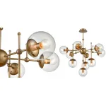 Люстра Gold Balls Chandelier 10 от ImperiumLoft