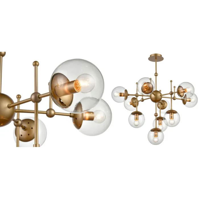 Люстра Gold Balls Chandelier 10 от ImperiumLoft