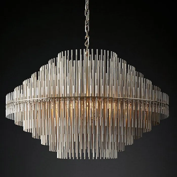 Люстра Restoration Hardware Emile Round Chandelier Chrome от ImperiumLoft