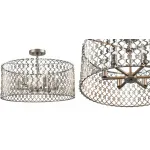 Потолочный светильник Arabesque Quatrefoil Drum от ImperiumLoft