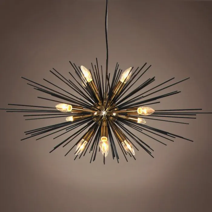 Люстра Astra Chandelier Sputnik Gold & Black от ImperiumLoft