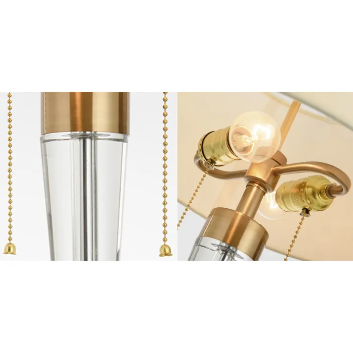 Настольная лампа Transparent Atlant Table lamp от ImperiumLoft