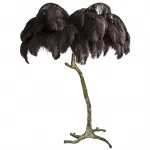 Торшер страусиные перья Feather Lamp A MODERN GRAND TOUR черный от ImperiumLoft