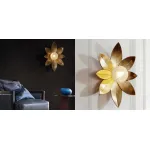 LOTUS Wall Lamp III Бра форме листьев лотоса от ImperiumLoft