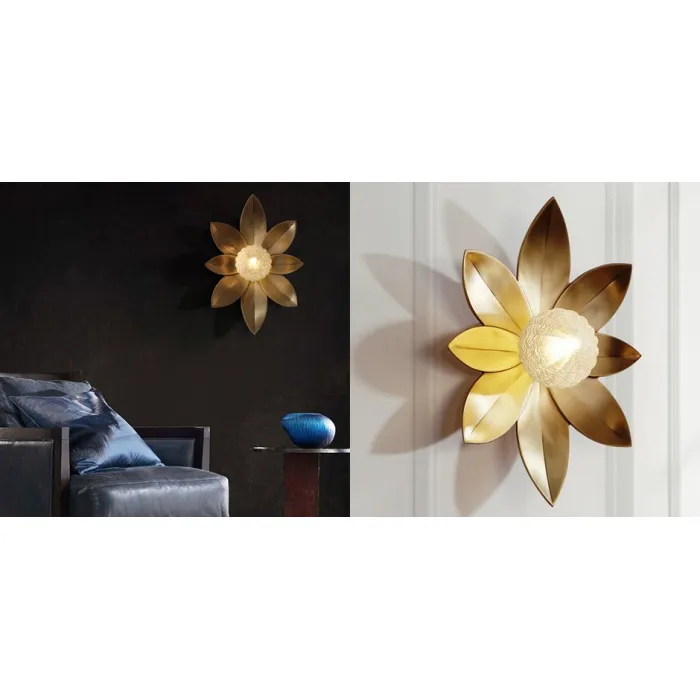 LOTUS Wall Lamp III Бра форме листьев лотоса от ImperiumLoft