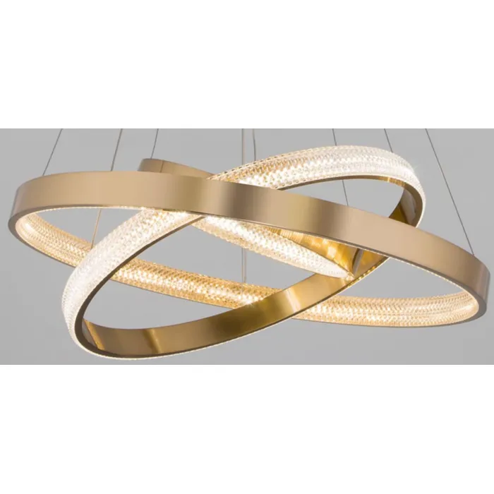 Люстра ORACLE 3 Rings Gold от ImperiumLoft