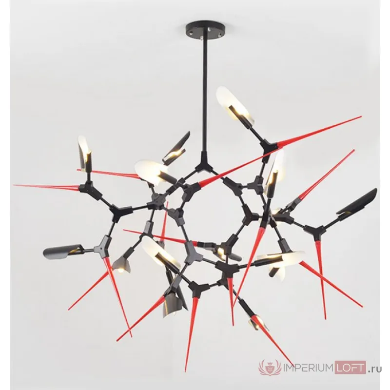 Люстра Red Spikes Chandelier 16 от ImperiumLoft
