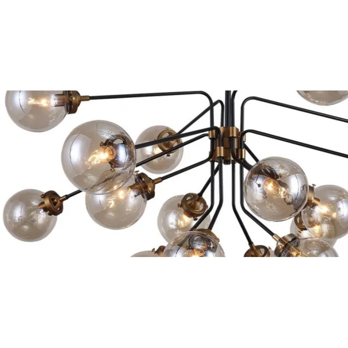 Большой Светильник Bistro Ceiling Globe 16 от ImperiumLoft