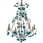Подвесная люстра Crystal Blue Cupertino Chandelier 