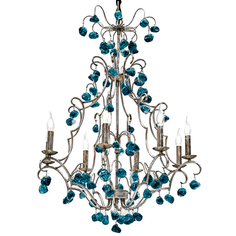 Люстра Crystal Blue Cupertino Chandelier  от ImperiumLoft