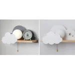 Бра с полкой Белое Облако Wall Lamp White Cloud