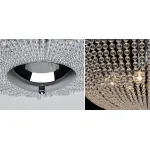 Потолочный светильник Virginia Clear Beads ceiling Chrome L от ImperiumLoft