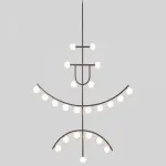 Люстра на штанге Fritz Hansen Chahdelier