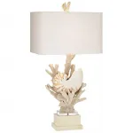 Nautilus Shell and White Coral Table Lamp от ImperiumLoft