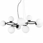 Люстра Bubbles on 4 Rings Chandelier Black от ImperiumLoft