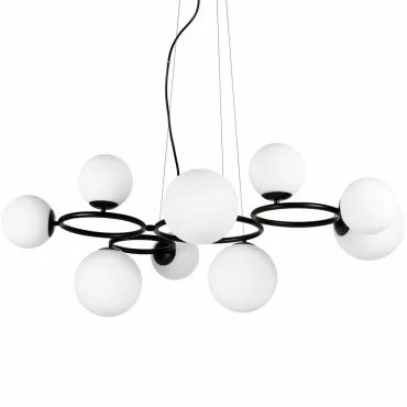 Люстра Bubbles on 4 Rings Chandelier Black от ImperiumLoft
