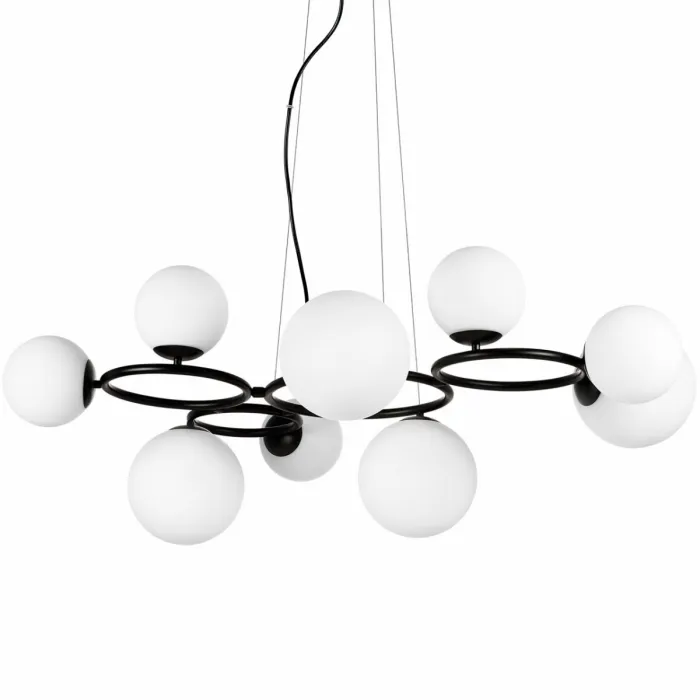 Люстра Bubbles on 4 Rings Chandelier Black от ImperiumLoft