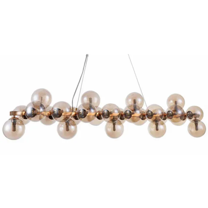 Люстра Berries Chandelier Rectangle Amber 120 от ImperiumLoft