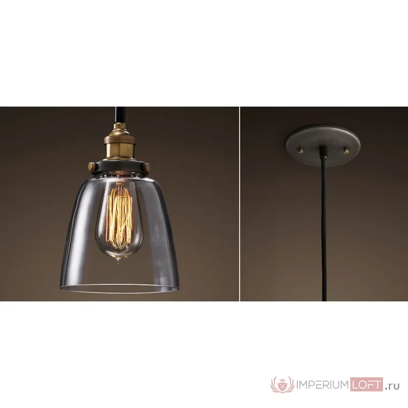 Подвесной светильник Loft Clear Glass Cloche от ImperiumLoft
